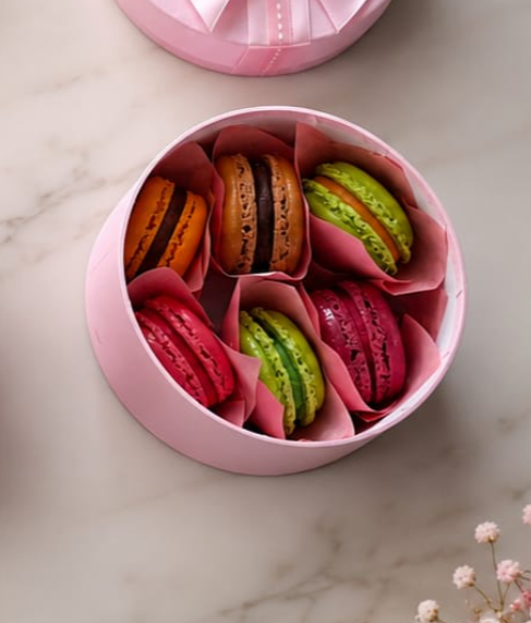 Coffret Découverte — 6 macarons — coffret de macarons artisanaux Plaisirs Sucrés By Nathalie