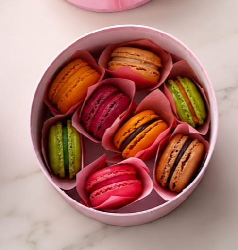 Coffret Gourmand — 8 macarons — coffret de macarons artisanaux Plaisirs Sucrés By Nathalie